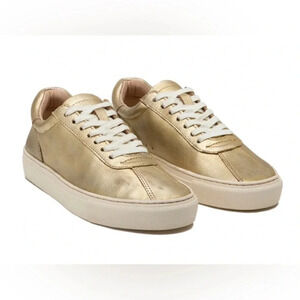 Esquivel Shoes Women’s 11 Sneakers Classic Weekender Gold Distressed